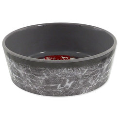 Dog Fantasy miska mramorový vzor šedá 12,5 cm 300 ml