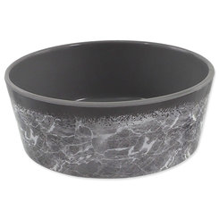 Dog Fantasy miska mramorový vzor šedá 15 cm 500 ml