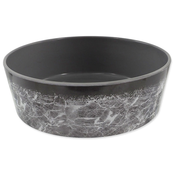 Dog Fantasy miska mramorový vzor šedá 20 cm 1300 ml