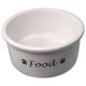 Dog Fantasy keramická miska Food bílá 15×7 cm 600 ml
