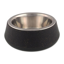Dog Fantasy miska nerezová EcoStyle šedá 14 cm 480 ml