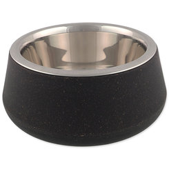 Dog Fantasy miska nerezová EcoStyle šedá 17 cm 850 ml