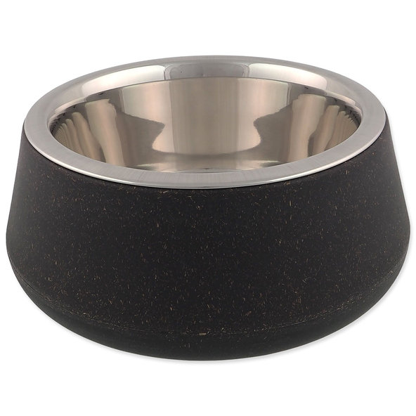 Dog Fantasy miska nerezová EcoStyle šedá 17 cm 850 ml
