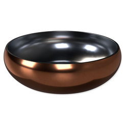 Dog Fantasy miska s dvojitou stěnou rose gold 22 cm 2100 ml