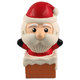 Dog Fantasy Winter Tale Hračka pro psy pískací Santa 12 cm
