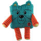 Dog Fantasy Cuties Čtvercové zvířátko pro psy zelené 12,5 cm