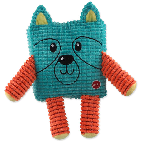 Dog Fantasy Cuties Čtvercové zvířátko pro psy zelené 17,5 cm
