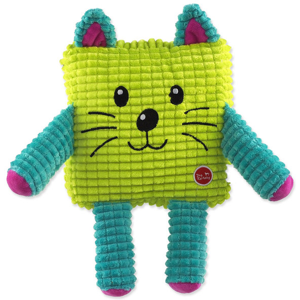 Dog Fantasy Cuties Čtvercové zvířátko pro psy žluté 17,5 cm