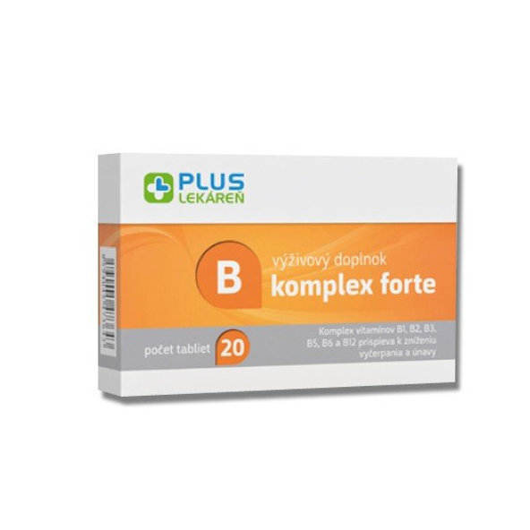 Plus Lekáreň B-komplex Forte 20 tablet