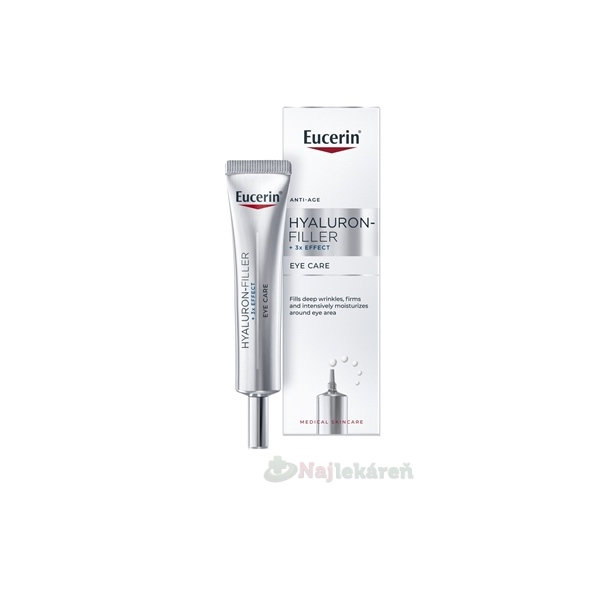 EUCERIN Hyaluron-Filler 3x Effect oční krém SPF 15 15 ml