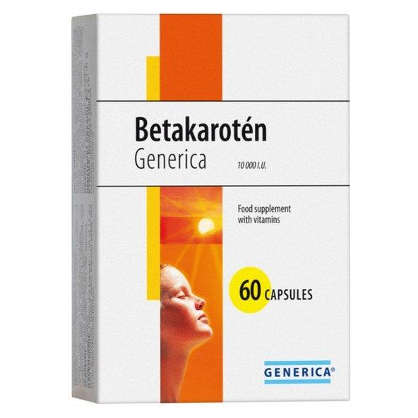 Generica Betakaroten 6 mg 60 kapslí
