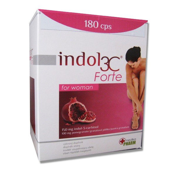 Indol3C Forte for Woman tříměsíční kúra 180 kapslí