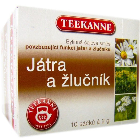 Teekanne Játra a žlučník bylinný čaj 10 sáčků