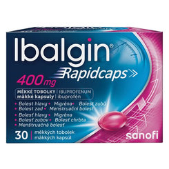 Ibalgin Rapidcaps 400 mg 30 kapslí