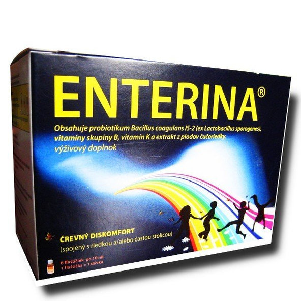 ENTERINA probiotikum 8x10 ml lahvičky