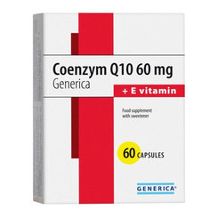 Generica Coenzym Q10 60 mg + vitamin E 60 kapslí