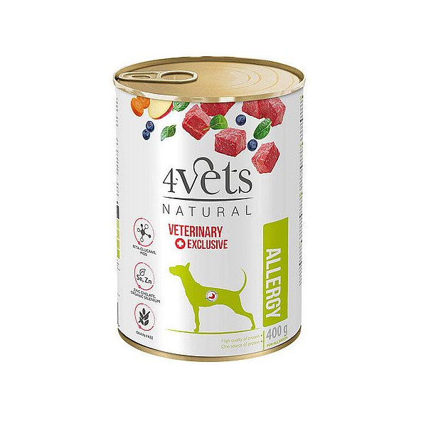 4Vets Dog konzerva Allergy 400 g