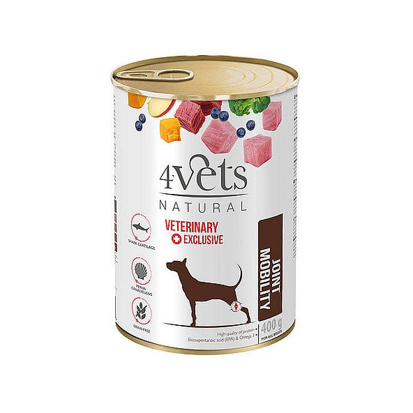 4Vets Dog konzerva Joint Mobility 400 g