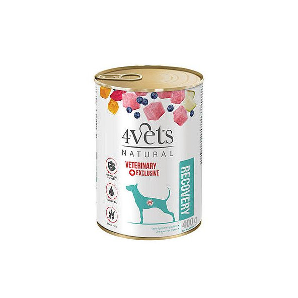 4Vets Dog konzerva Recovery 400 g