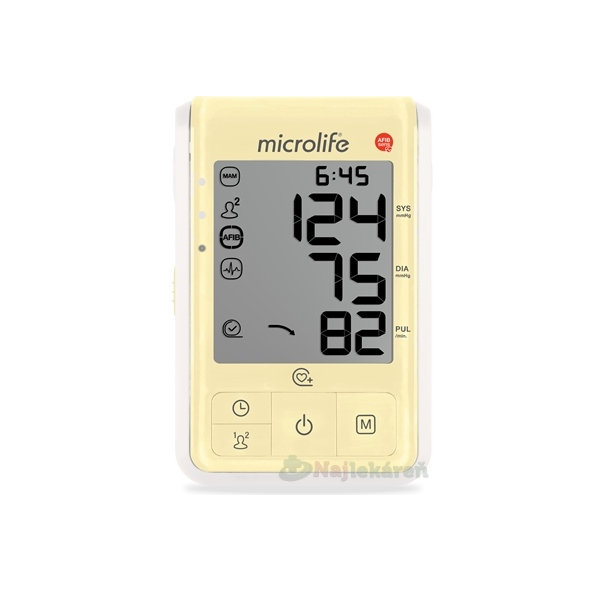 MICROLIFE BP B6 Favourite žlutý tlakoměr 1 ks
