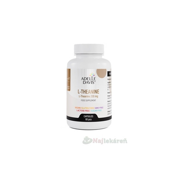 Adelle Davis L-THEANINE 200 mg 60 kapslí