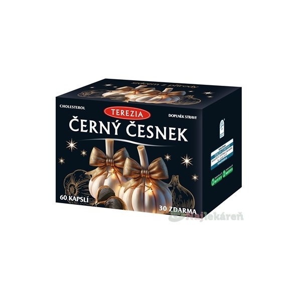 Terezia Černý česnek vánoční balení 90 kapslí
