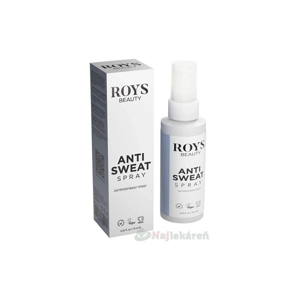 ROYS Beauty Anti Sweat antiperspirant sprej 75 ml