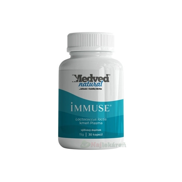 Medveď natural IMMUSE 30 kapslí