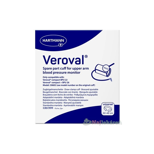 VEROVAL adaptabilní manžeta 22–42 cm 1 ks