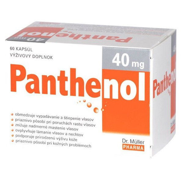 Panthenol 40 mg 60 kapslí