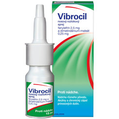 Vibrocil sprej na zmírnění rýmy 15 ml