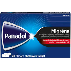 Panadol Migréna na bolest hlavy a migrény 20 tablet
