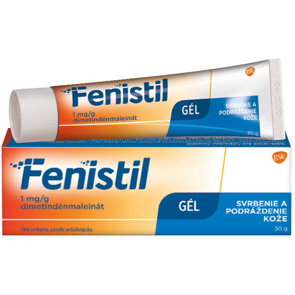 Fenistil gel na alergii a popáleniny 1 mg/g 30 g