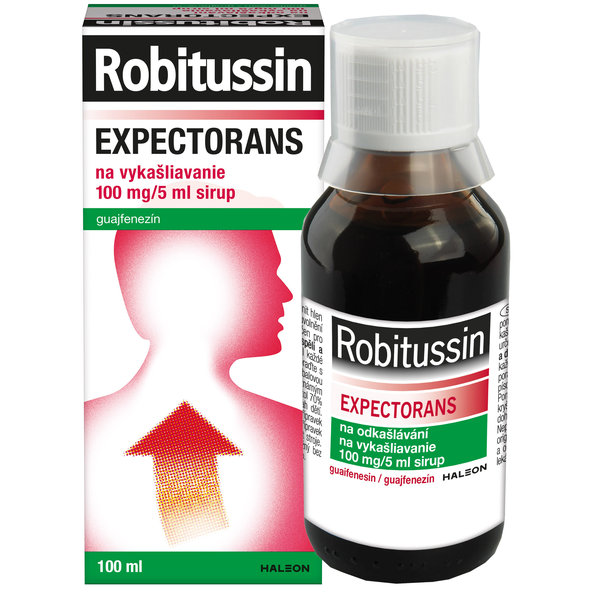 Robitussin Expectorans sirup na vykašlávání 100 ml