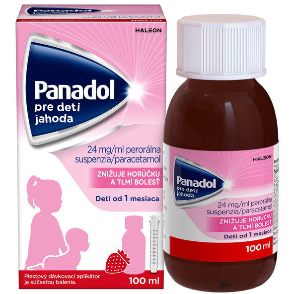 Panadol sirup jahodový 100 ml