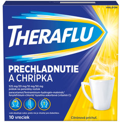 Theraflu citronová příchuť 10 sáčků