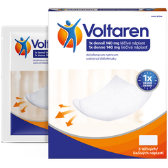 Voltaren 140 mg léčivá náplast proti bolesti 5 ks