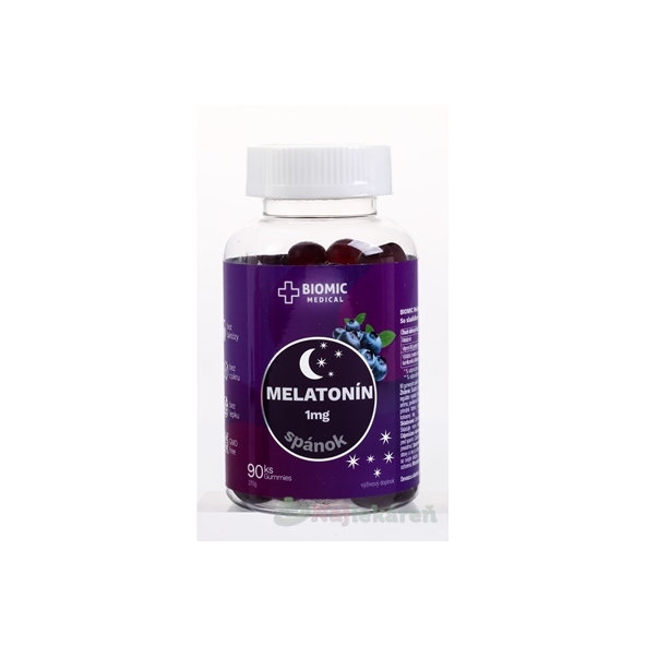 BIOMIC MELATONIN Spánek 90 želé tablet