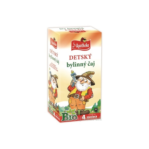 APOTHEKE BIO Dětský bylinný čaj 20 × 1,5 g
