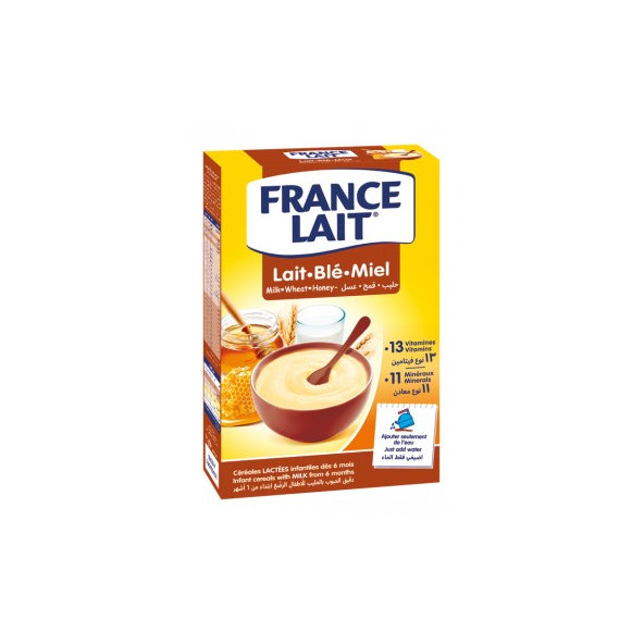 France Lait pšeničná mléčná kaše s medem 250 g