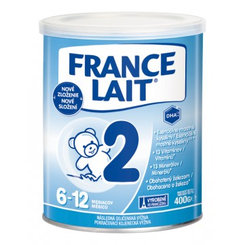 France Lait 2 následná kojenecká výživa 6–12 m 400 g
