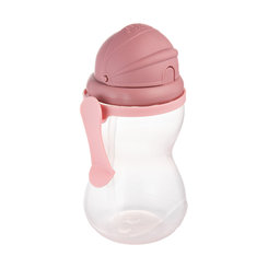 Canpol Babies sportovní láhev silikonové brčko 12 m+ růžová 370 ml