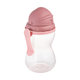 Canpol Babies sportovní láhev silikonové brčko 12 m+ růžová 370 ml