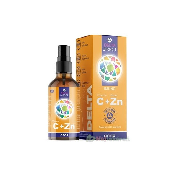 DELTA DIRECT vitamín C + zinok 100 ml