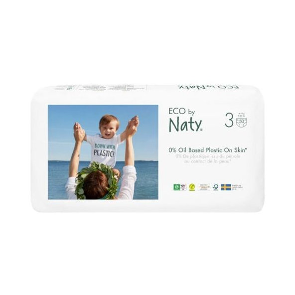 Eco by Naty jednorázové plienky 3 Midi 4–9 kg 30 ks