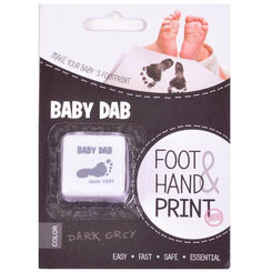 Baby Dab barva na dětské otisky šedá