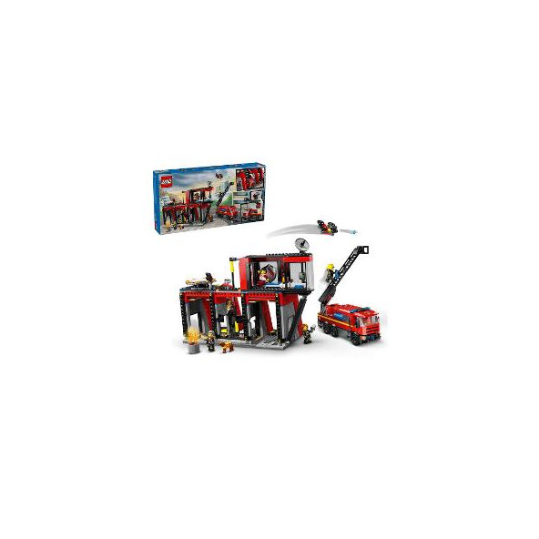 LEGO City hasičská stanice s hasičským vozidlem 60414