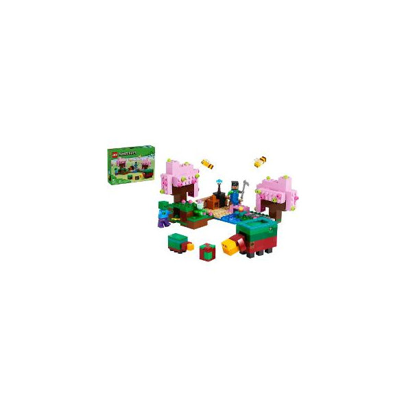 LEGO Minecraft Záhrada s rozkvitnutými čerešňami 21260