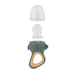 PETITE&MARS dudlík na krmení Fruzi Green&Ochre 6m+ 1 ks