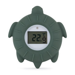 PETITE&MARS digitální vodní teploměr Turtle Terry Misty Green 0 m+